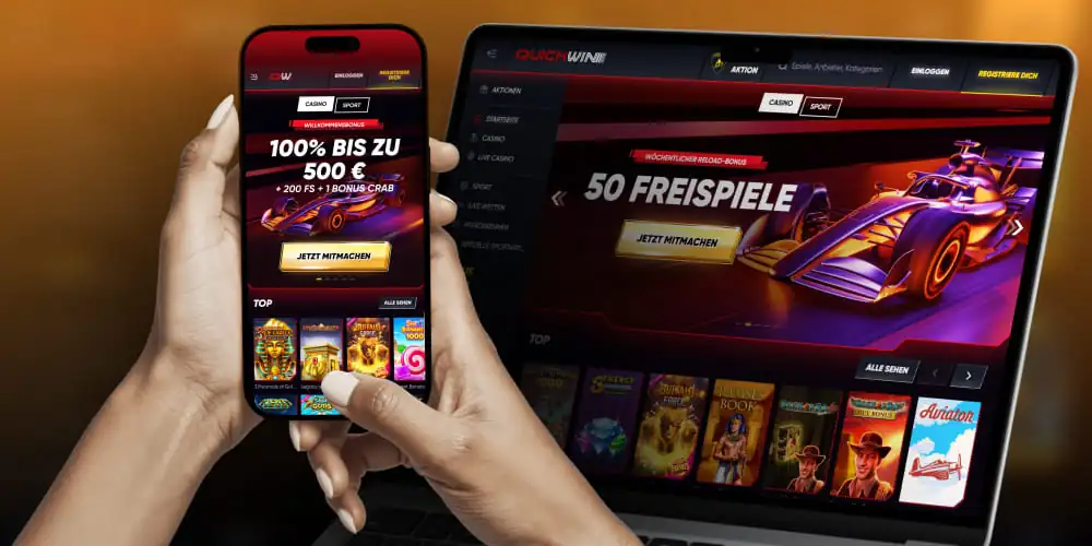 Registrierung bei Quickwin