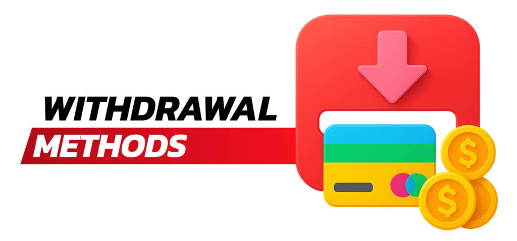 available withdrawal methods at Quickwin