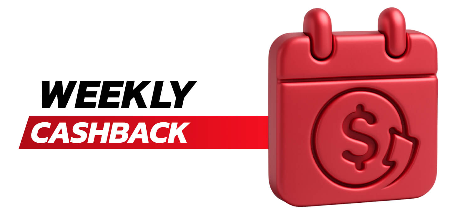 weekly cashback at Quickwin